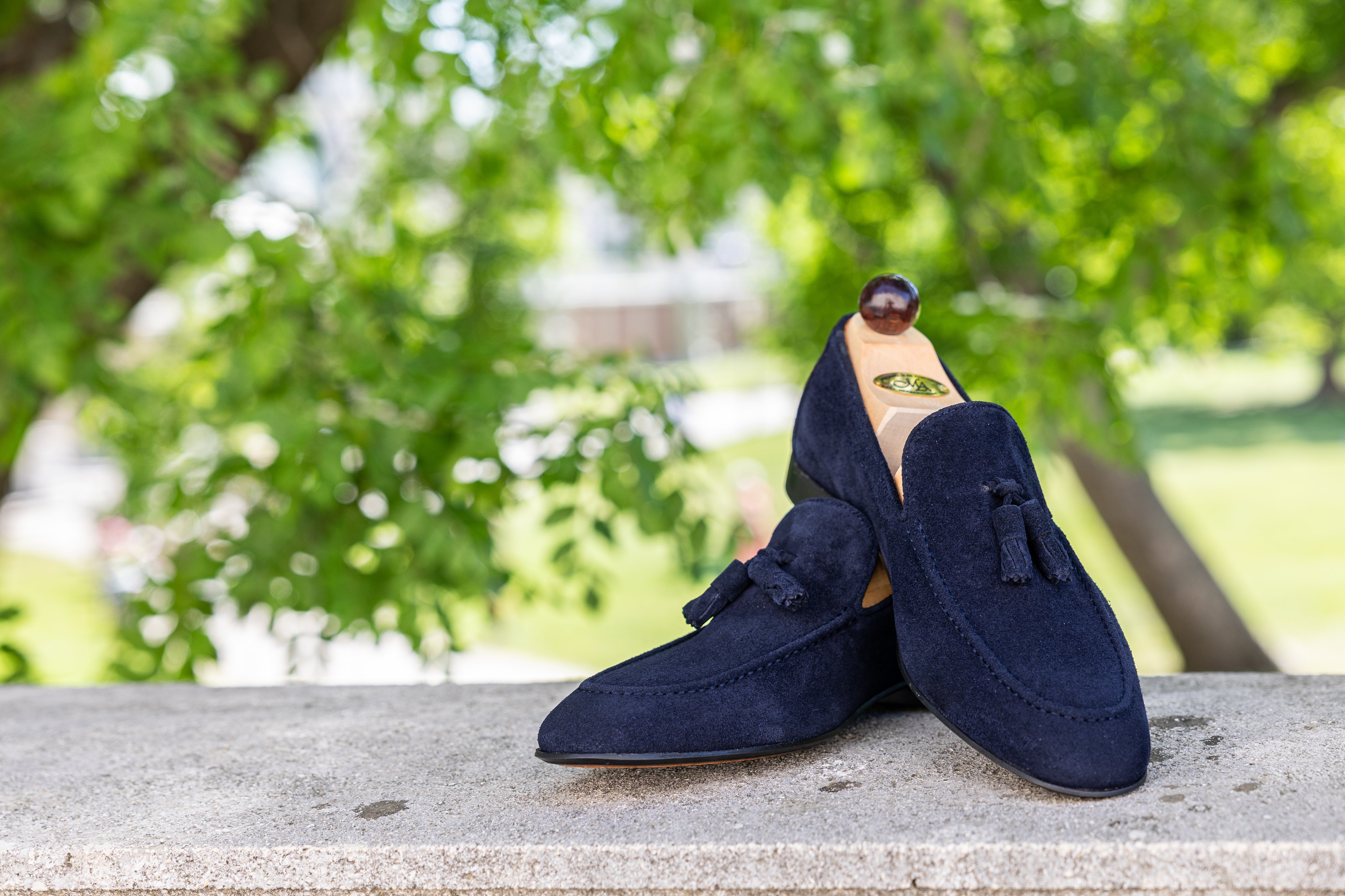 Tassel Loafer Blau