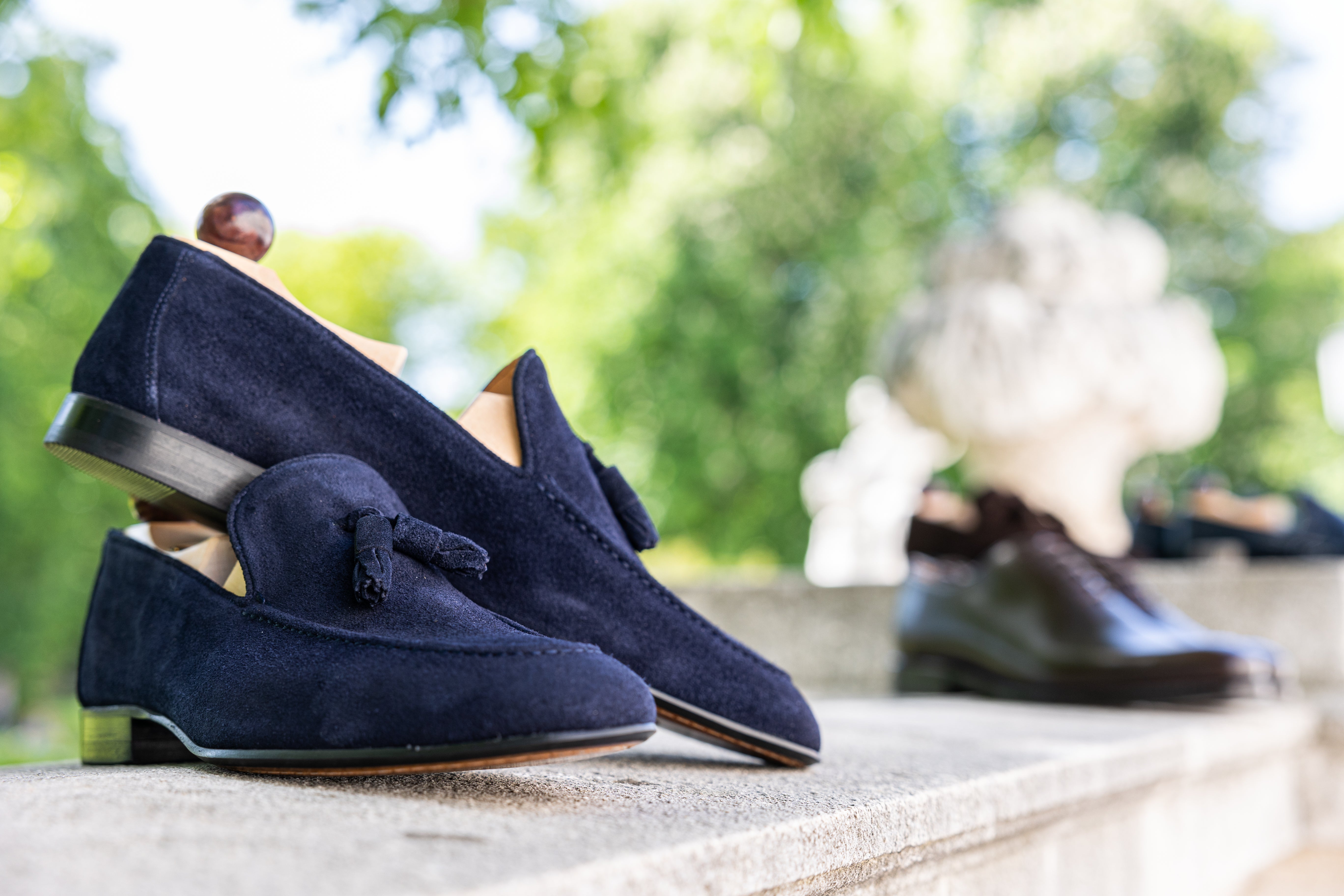 Tassel Loafer Blau