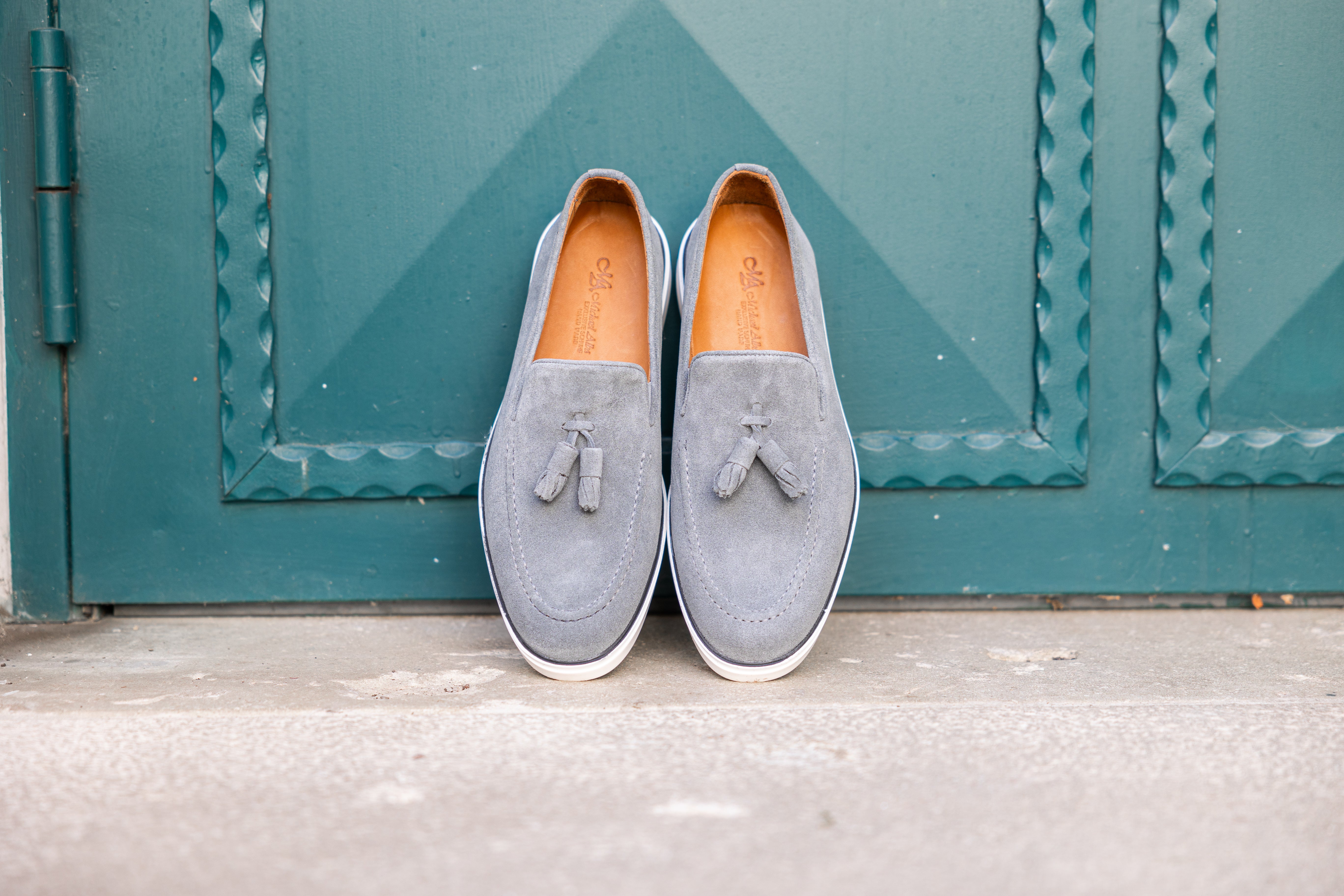 Tasselloafer Grau