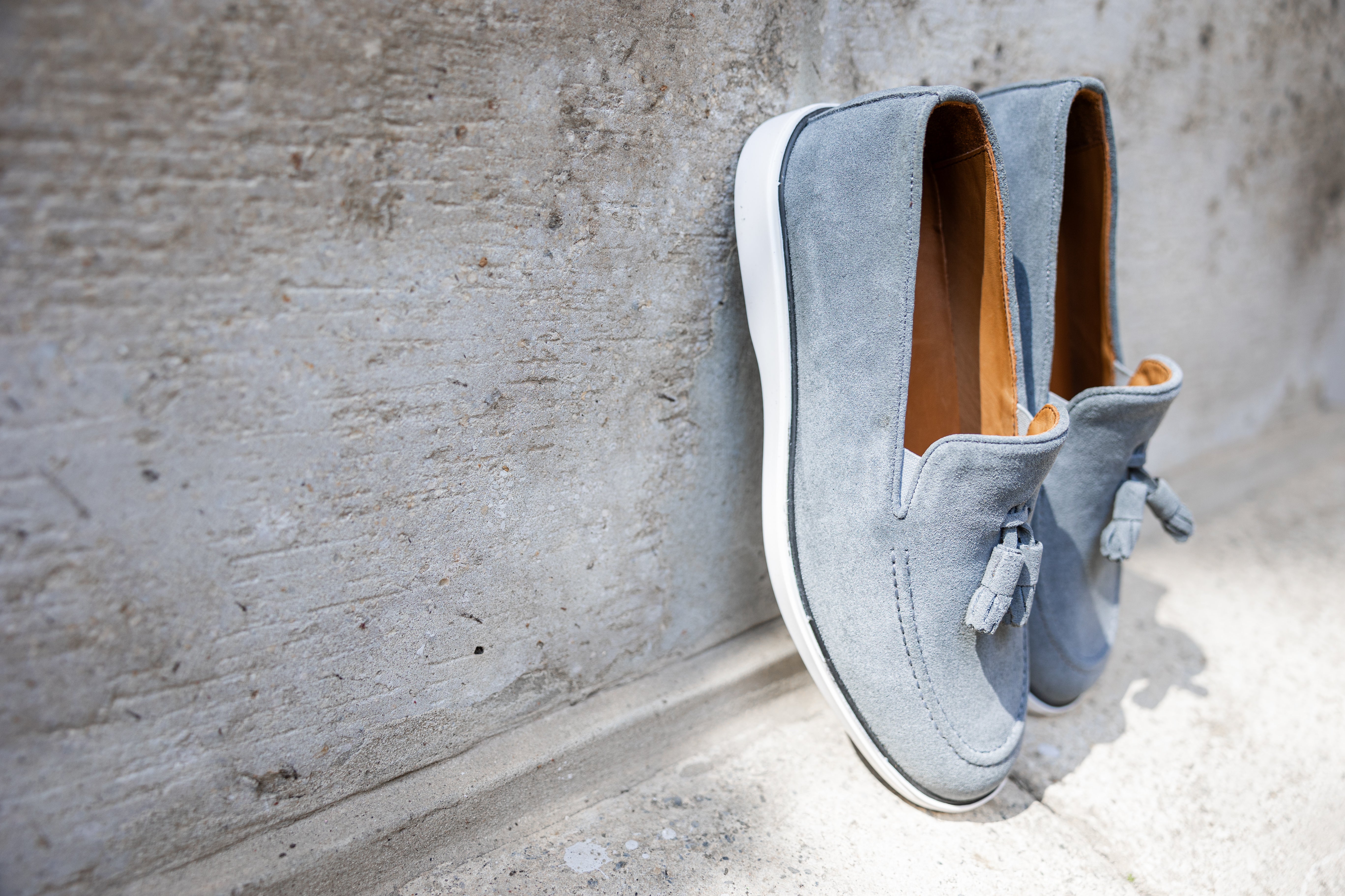 Tasselloafer Grau