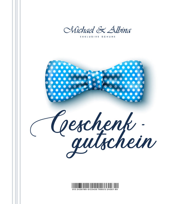 Geschenkgutschein - Vatertag - Michael & Albina Exklusive Schuhe - Online Shop