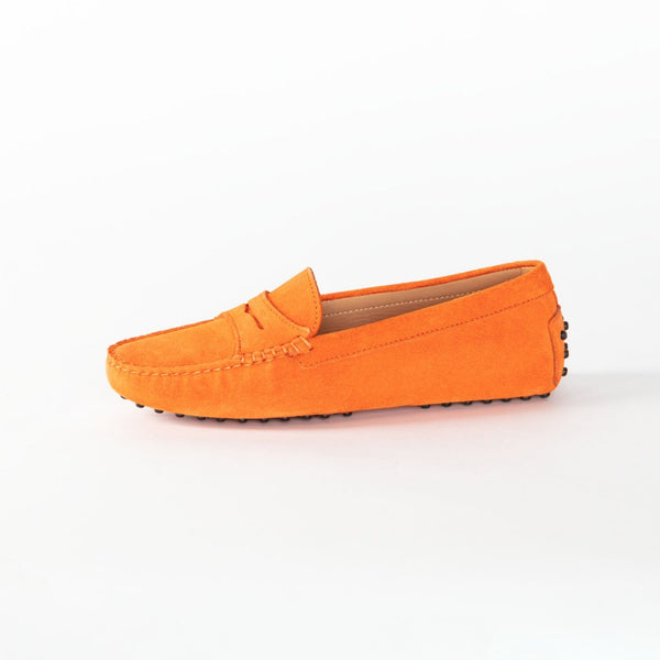 Mokassins Damenschuhe | Orange - Michael & Albina Exklusive Schuhe - Online Shop