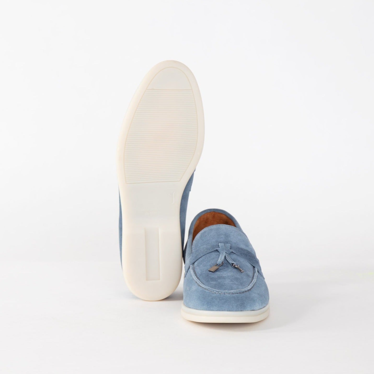 Loafers Damen Hellblau - Michael & Albina Exklusive Schuhe - Online Shop