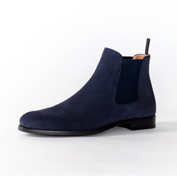 Chelsea Boot Blau | Herrenschuhe - Michael & Albina Exklusive Schuhe - Online Shop