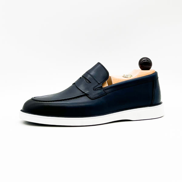 Loafer Herren Blau | Herrenschuheo - Michael & Albina Exklusive Schuhe - Online Shop