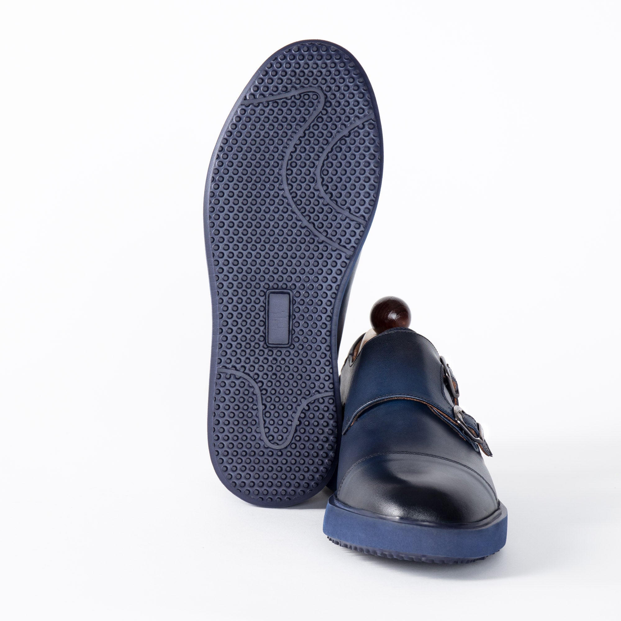 Sneakers Double Monk Blau - Michael & Albina Exklusive Schuhe - Online Shop